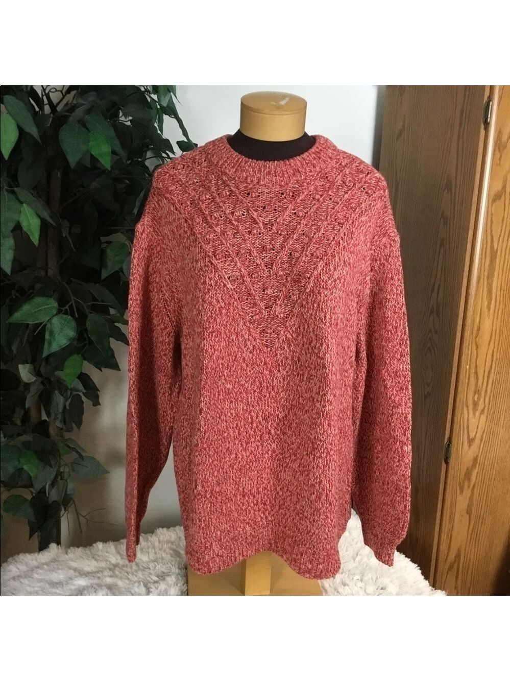 SONOMA XXL Goods For Life XXL sweater with stitch detail shades of red w…